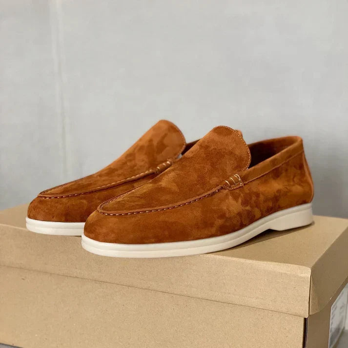 Xavier | Klassieke suède loafers