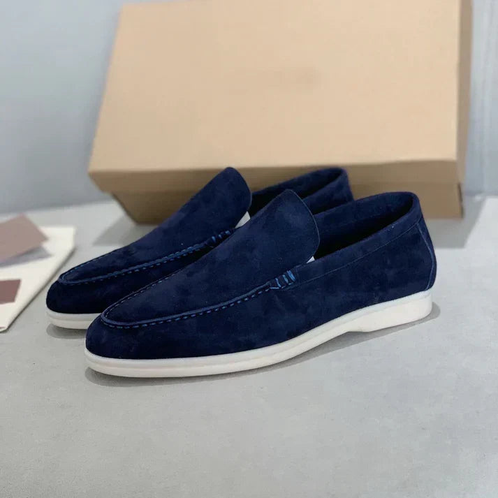Xavier | Klassieke suède loafers