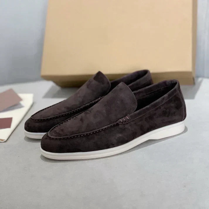 Xavier | Klassieke suède loafers