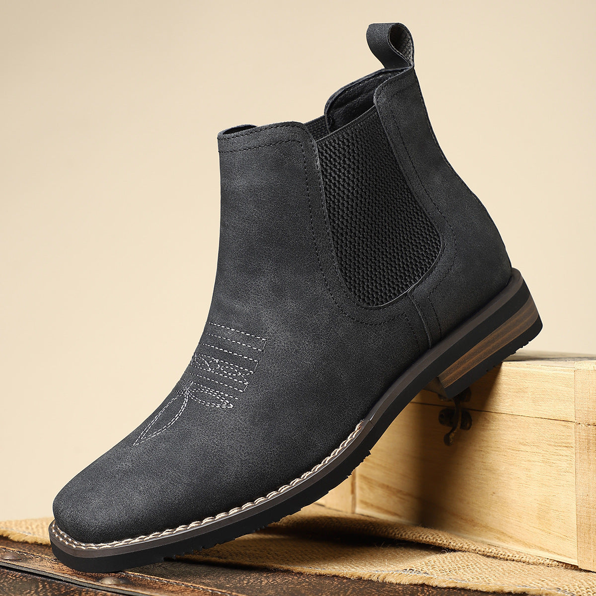 Arend | Camelkleurige chelseaboots