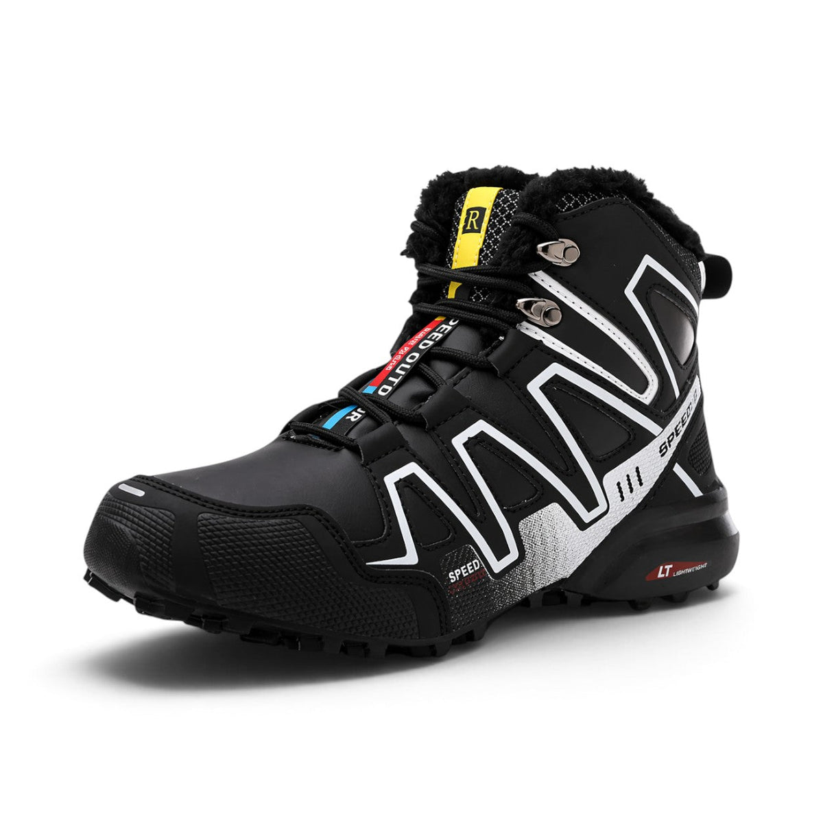 Arne | Zwarte hoge trailschoenen