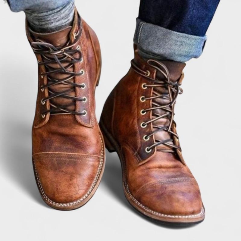 Bernard | Bruine vintage veterlaarzen
