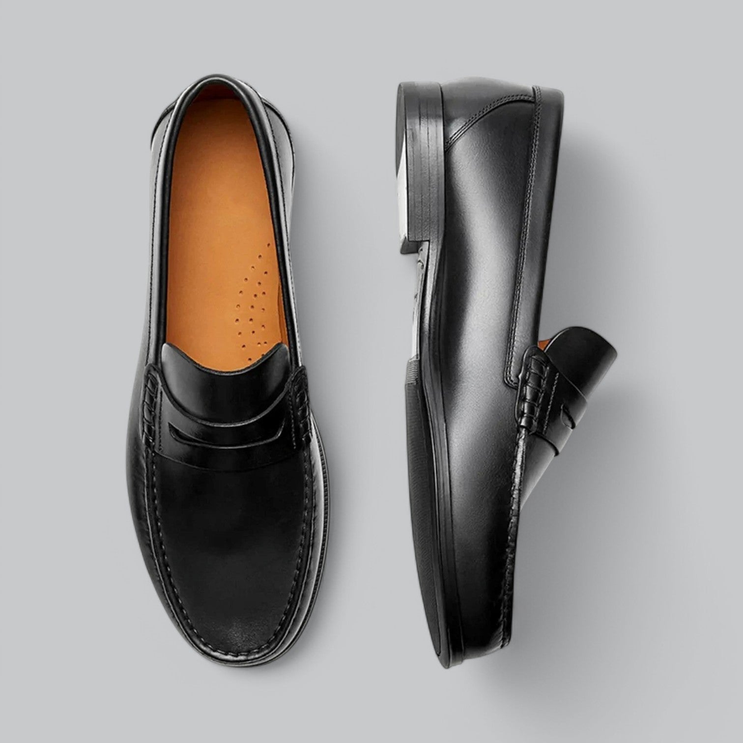 Carel | Leren penny loafers