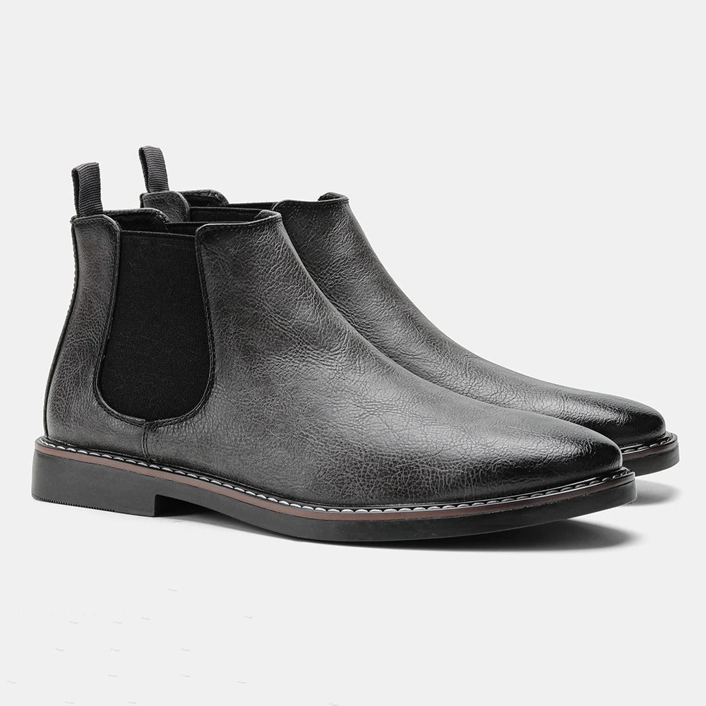Christiaan | Bruine klassieke chelseaboots
