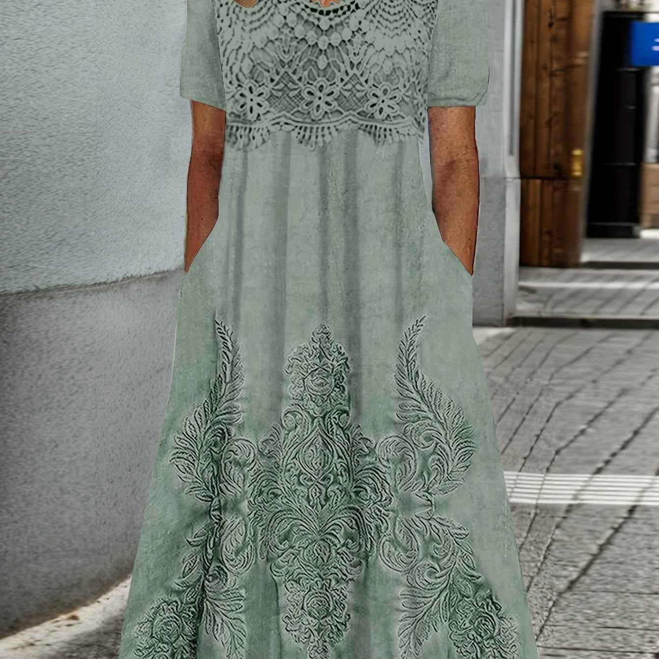 INDIGO | ELEGANTE MIDI BLOEMENJURK