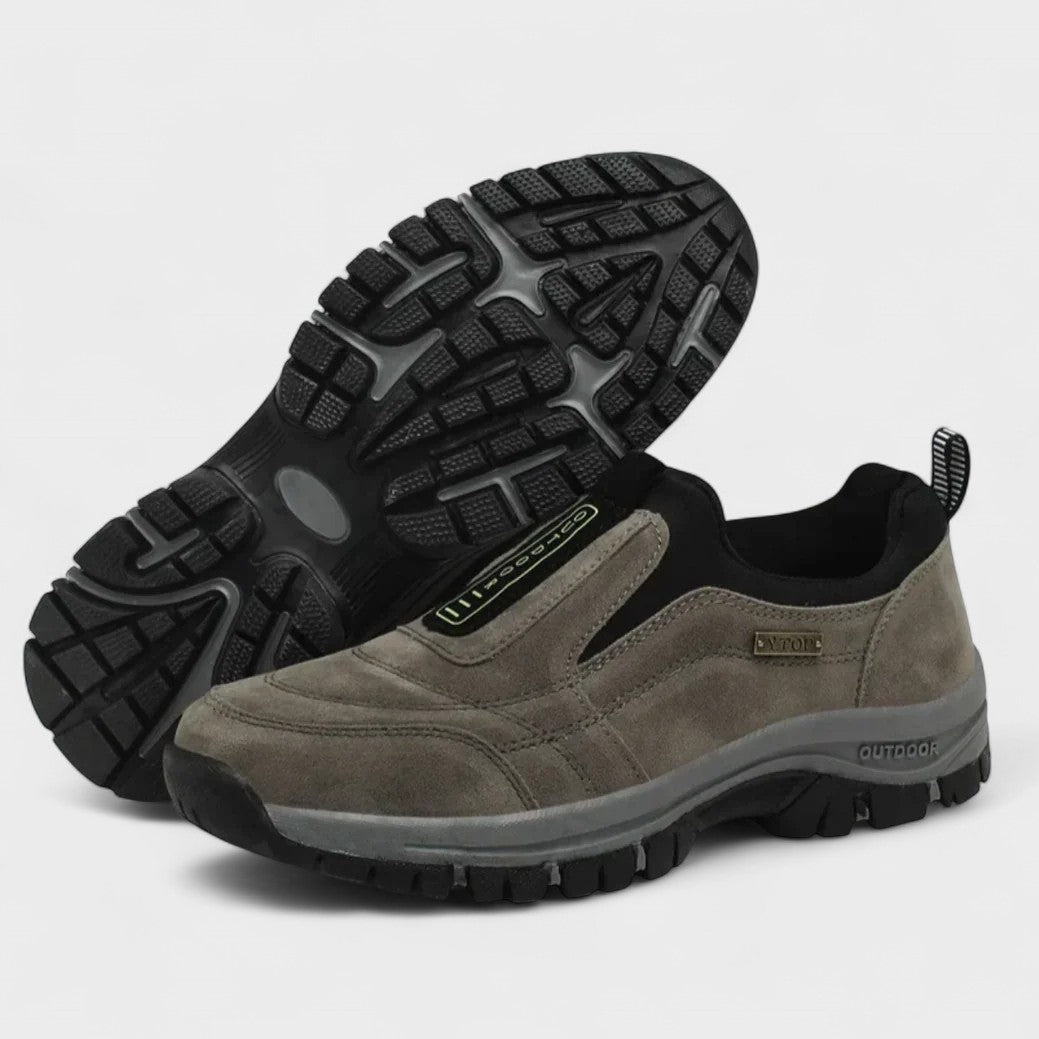 Dean | Blauwe comfortabele instappers