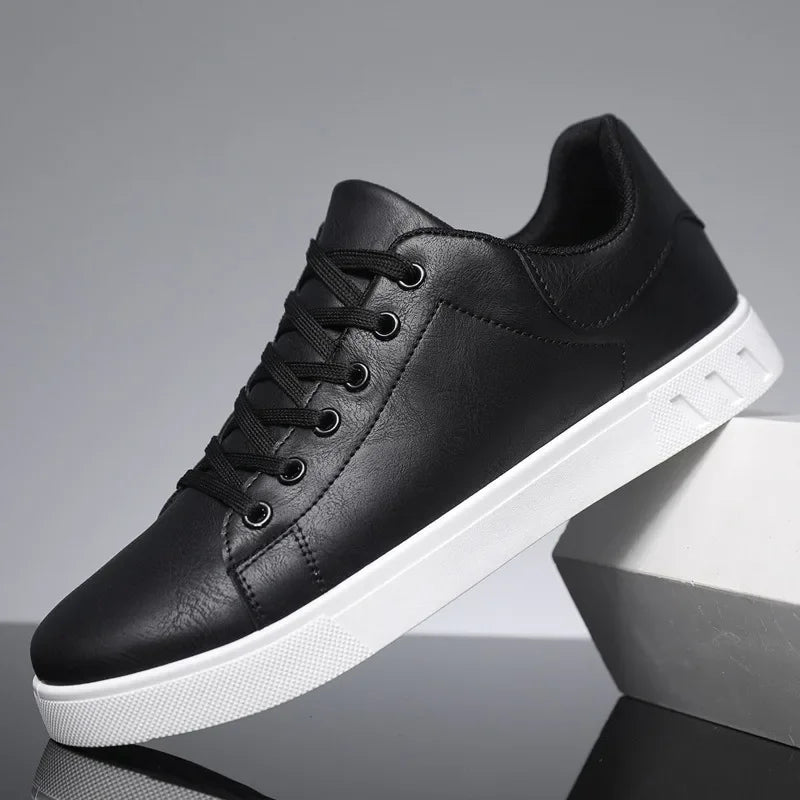 Dennis | Bruine lage sneakers
