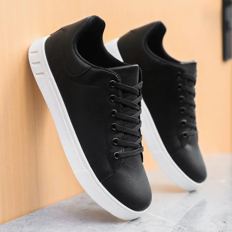 Dennis | Bruine lage sneakers