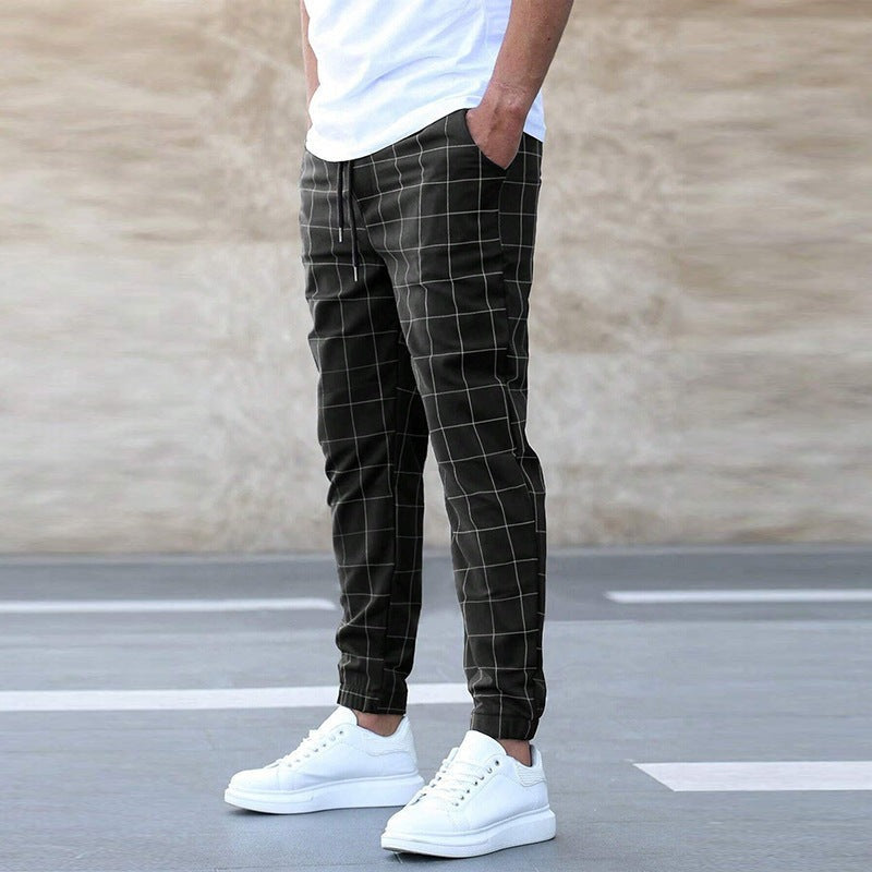 Gregory | Geruite joggingbroek