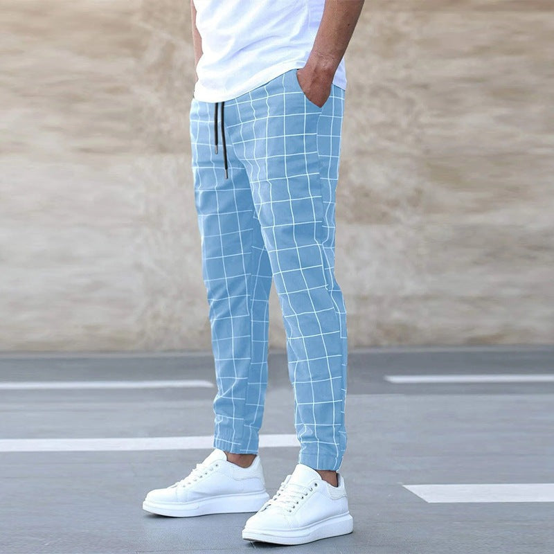 Gregory | Geruite joggingbroek