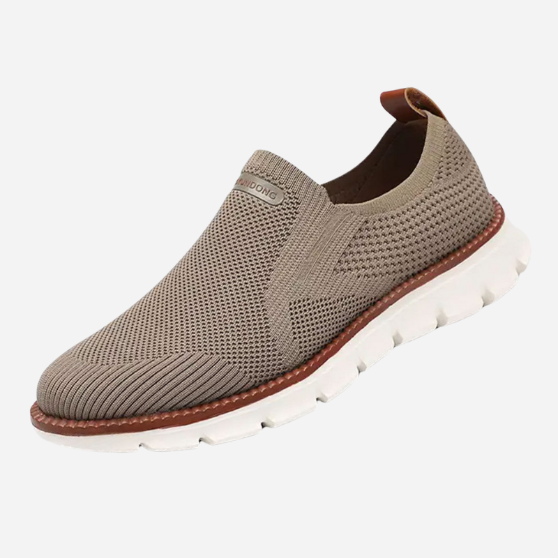 Emile | Zwarte gebreide instapsneakers
