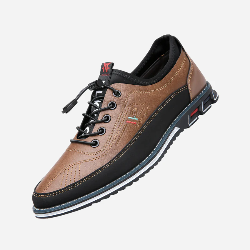 Erik | Tweekleurige casual veterschoenen