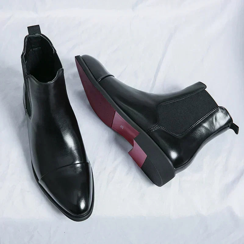 Everhard | Zwarte nette chelseaboots