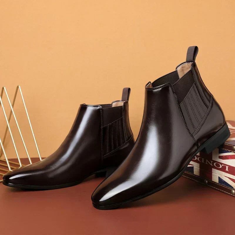Ivo | Donkerbruine chelseaboots
