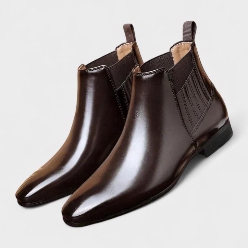 Ivo | Donkerbruine chelseaboots