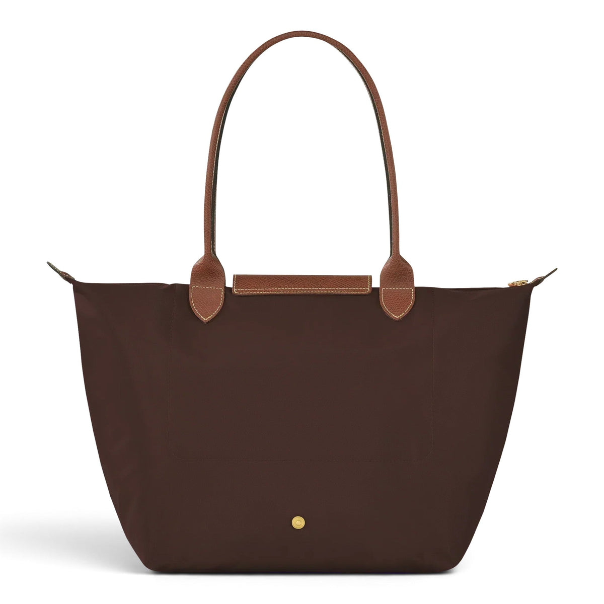 Lieke | Grote opvouwbare shopper in donkerbruin