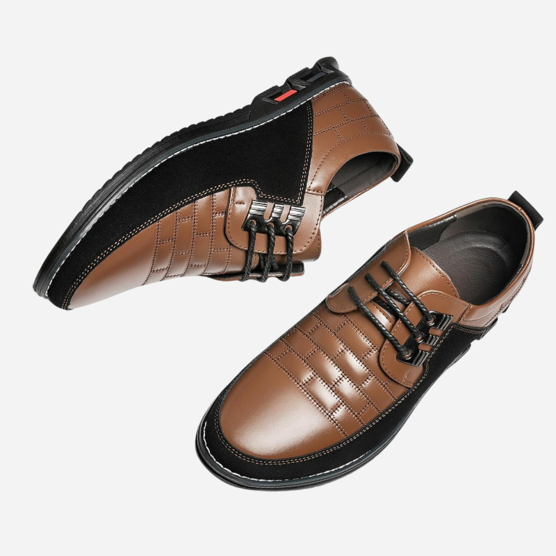 Maikel | Zwarte smart-casual schoenen