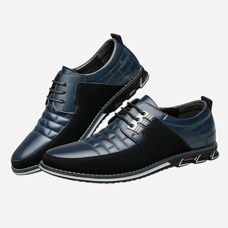 Maikel | Zwarte smart-casual schoenen