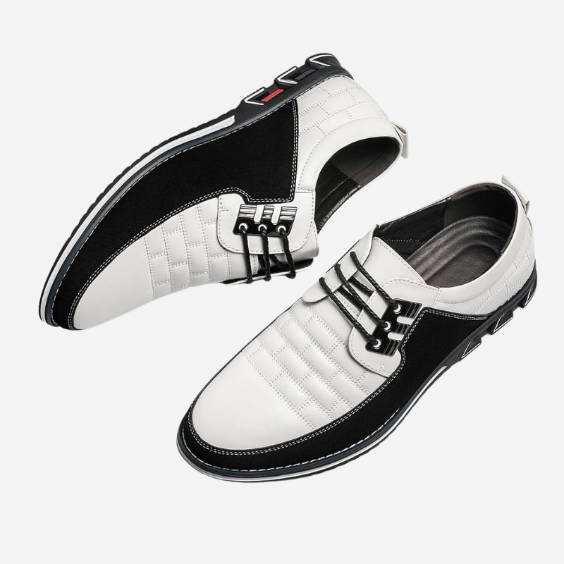Maikel | Zwarte smart-casual schoenen