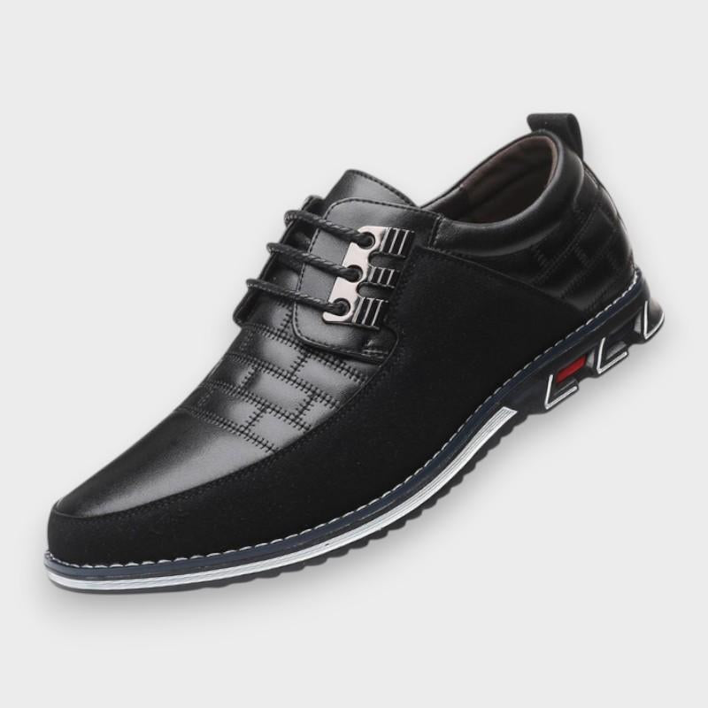 Maikel | Zwarte smart-casual schoenen