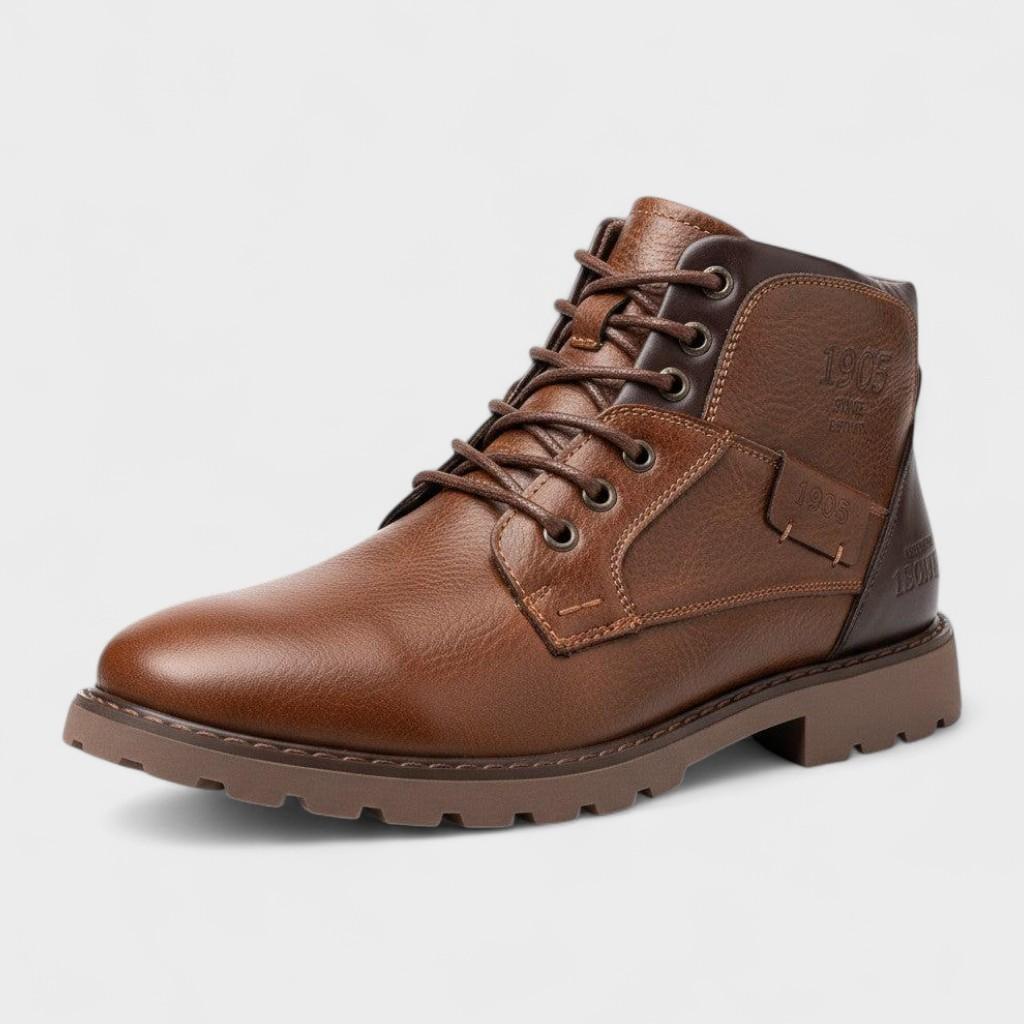 Marten | Bruine casual veterlaarzen