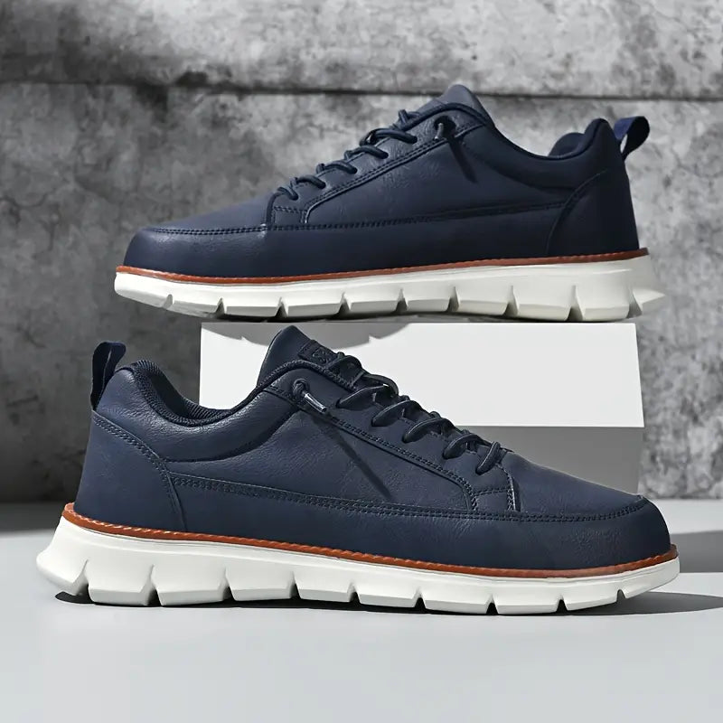 Nick | Marineblauwe casual sneakers
