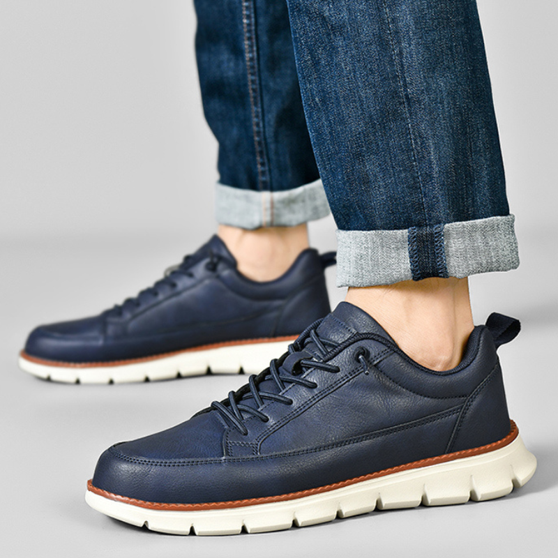 Nick | Marineblauwe casual sneakers