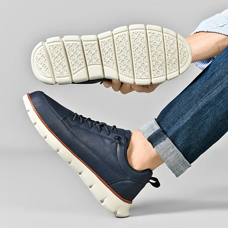Nick | Marineblauwe casual sneakers