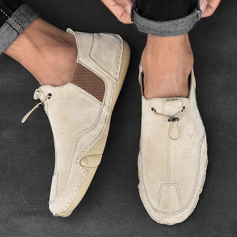 Pascal | Crèmekleurige instapschoenen
