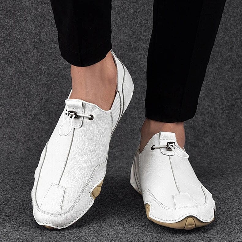 Pascal | Crèmekleurige instapschoenen