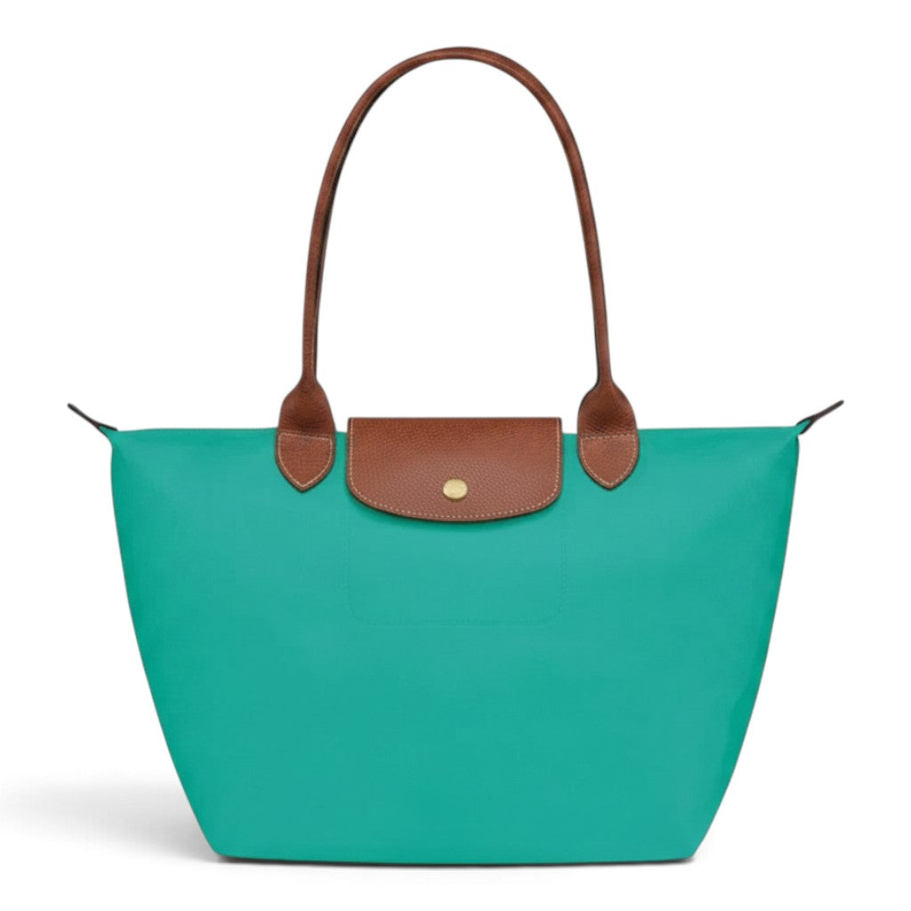 Roosje | Grote opvouwbare shopper in turquoise