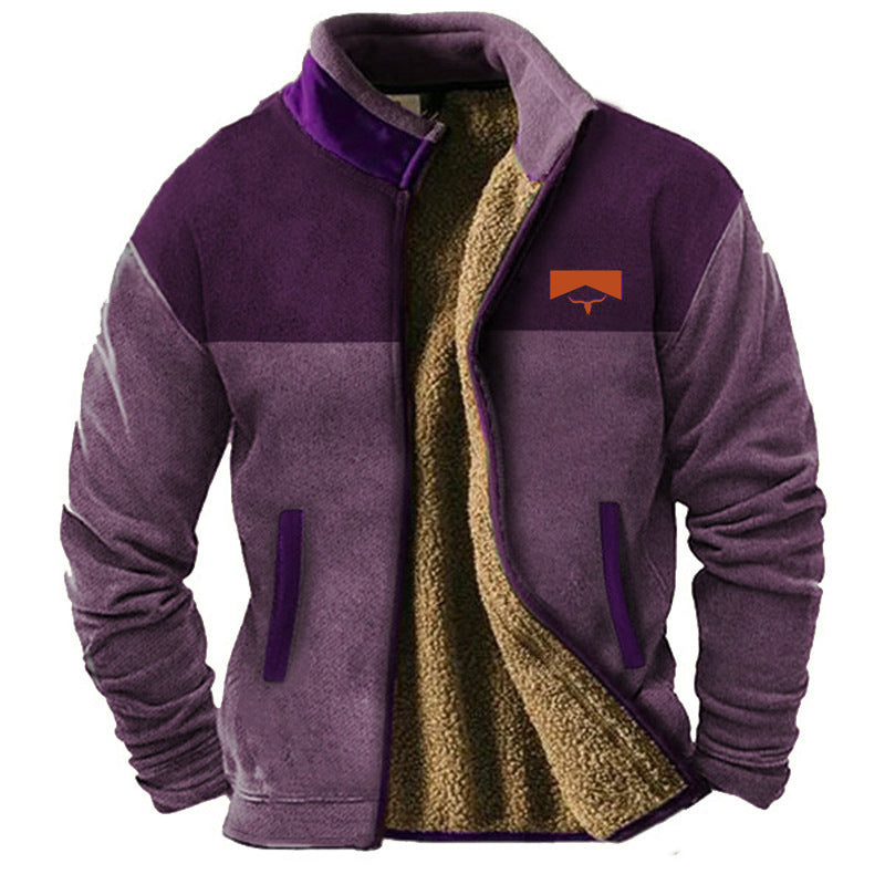 Sil | Camelkleurig fleecejack met dessinmouwen