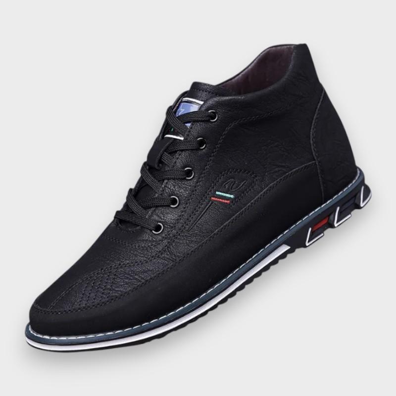 Sybe | Zwarte hoge casual schoenen