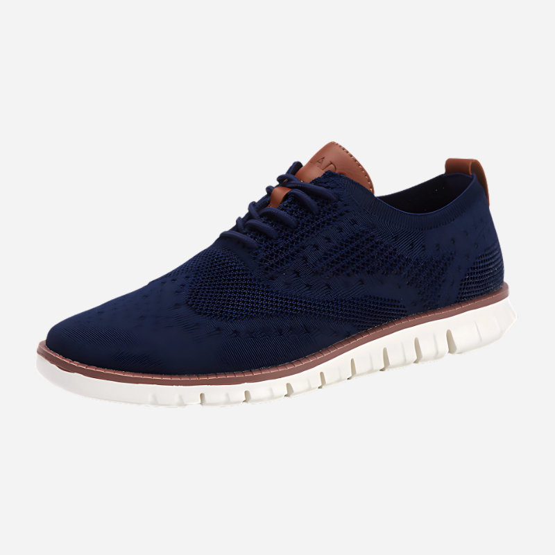 Twan | Zwarte gebreide sneakers