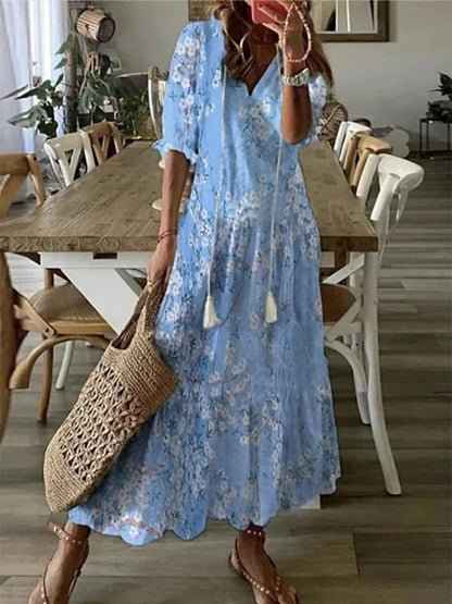 LUNA | MIDDEN BOHO STIJL JURK ZONDER MOEITE