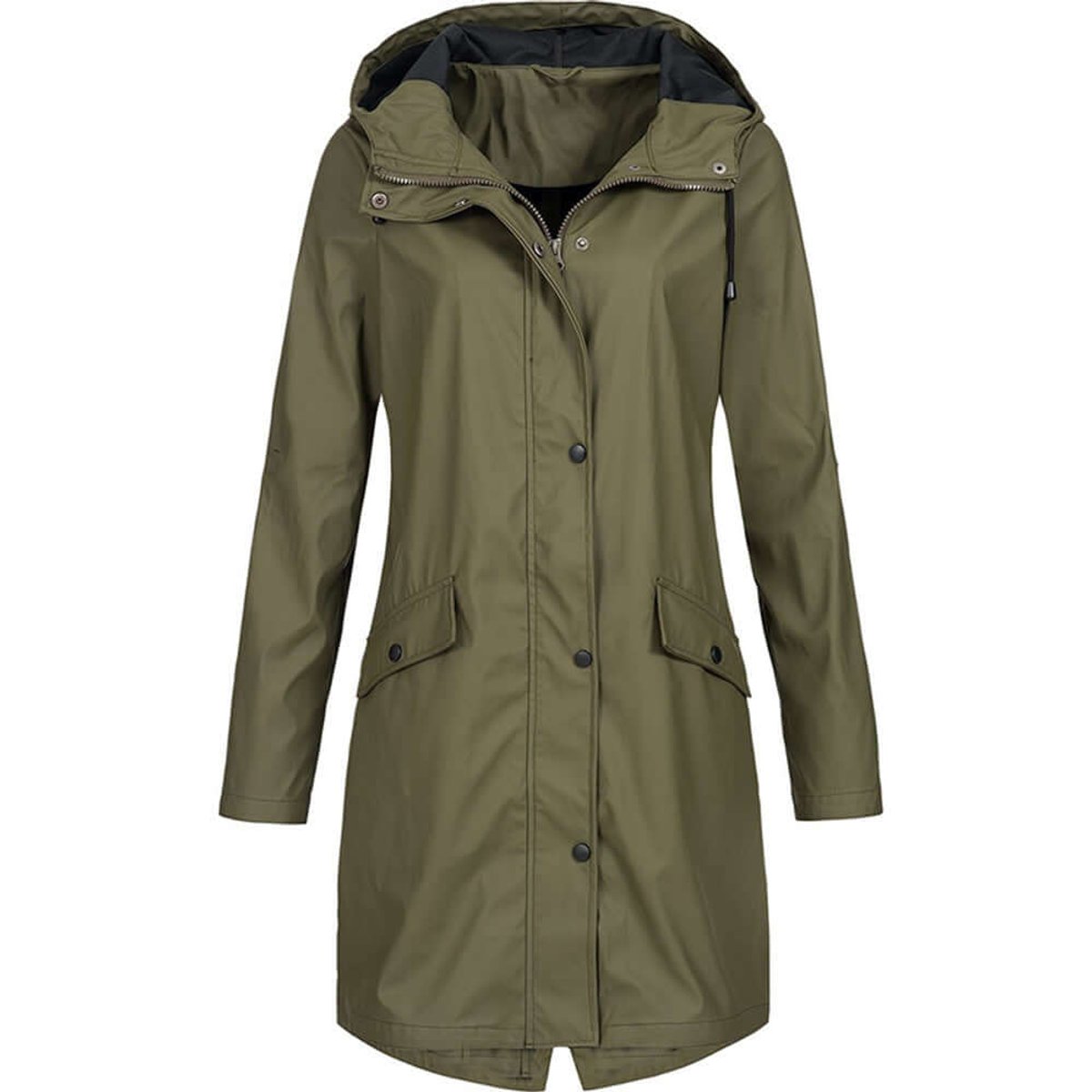 Willow | Gevoerde waterdichte trenchcoat met capuchon