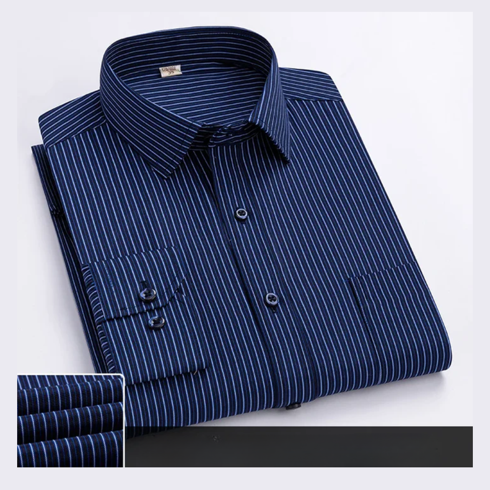 Wout | Lichtblauw klassiek overhemd