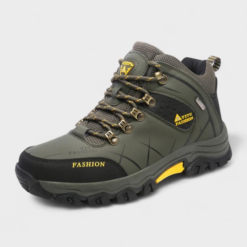 Youp | Groene wandelschoenen met veterhaken